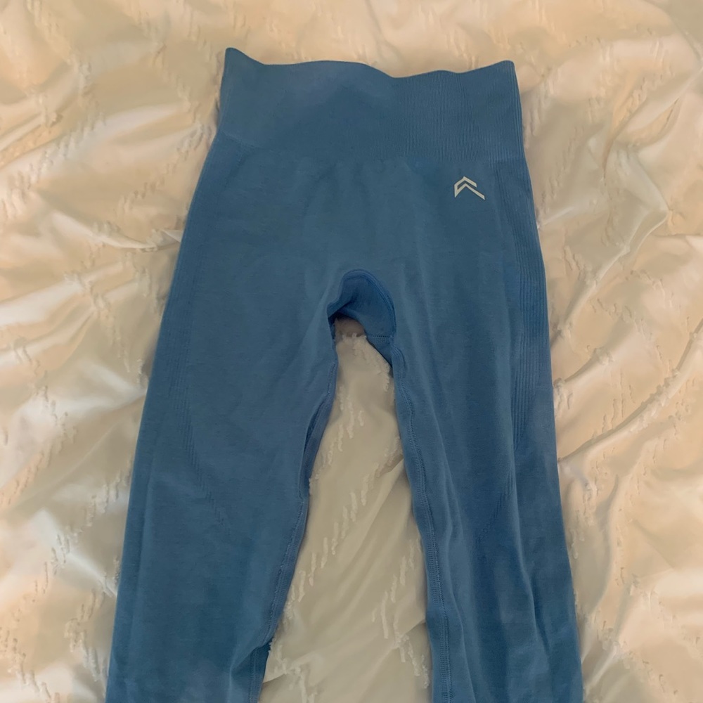Classic Seamless Leggings Small Blue Marl Oner Active
